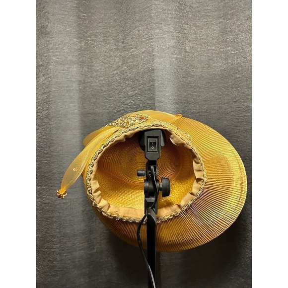 Church Hat golden with Unique Design main image 9